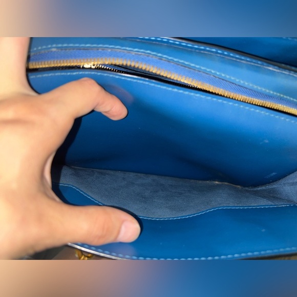 Louis Vuitton Blue Epi Pont Neuf With Chain & Lock 317 - Picture 9 of 12